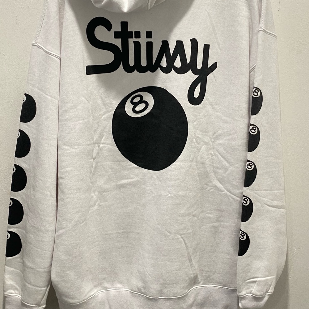STUSSY XL 8ball hoodie brand new and in perfect condition